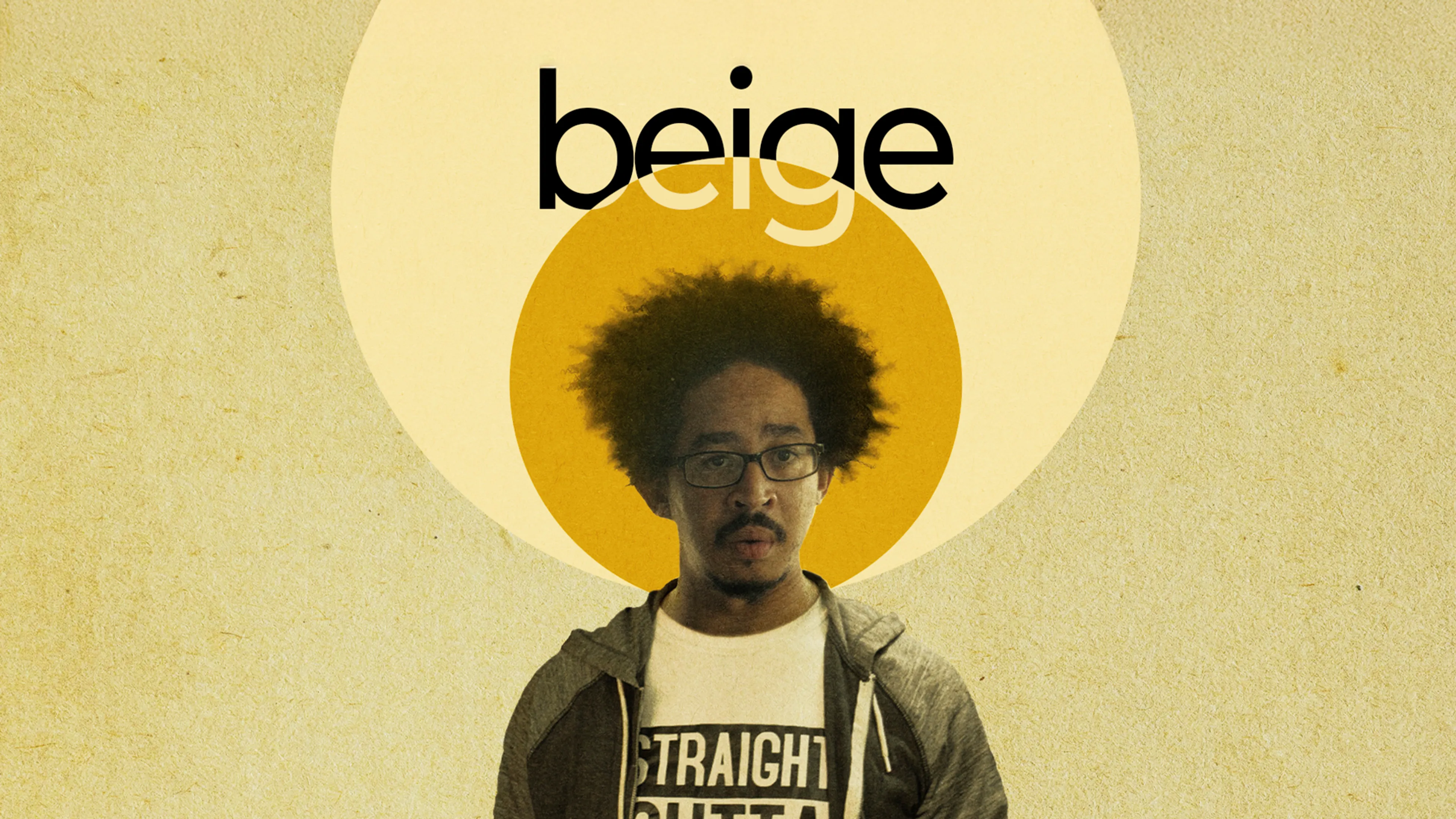 Beige poster